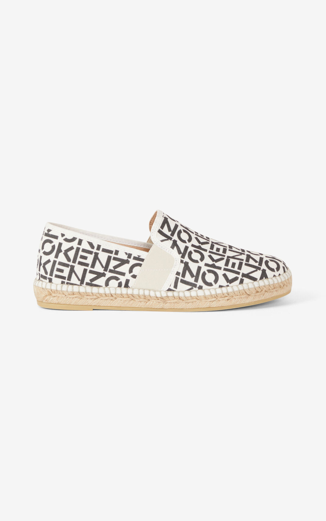 Alpargatas Kenzo Sport elasticated monogram Mujer Gris AGB569410